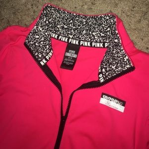 pink/victorious secret quarter zip pullover
